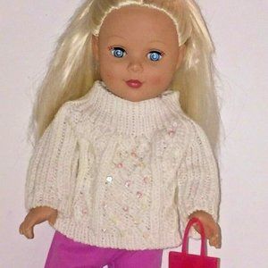 MADAME ALEXANDER DOLL 2012 ✿VERY PRETTY 18 INCHES✿ Blonde w/ Blue Eyes W/OUTFIT